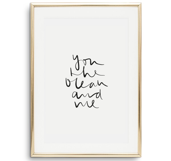 Tales by Jen Art Print: You, the ocean and me | Tales by Jen