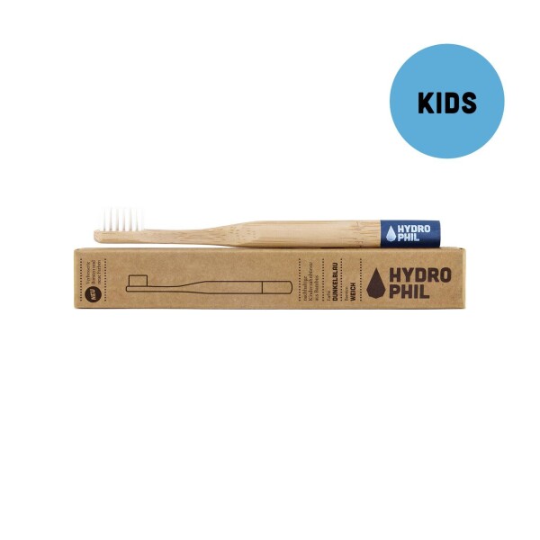 Hydrophil children toothbrush made of bamboo in blue | soki Kassel