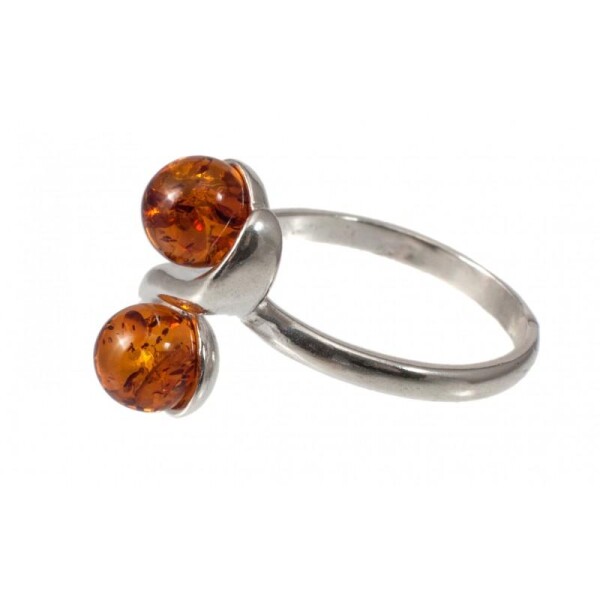 Amber-silver ring | BalticBuy