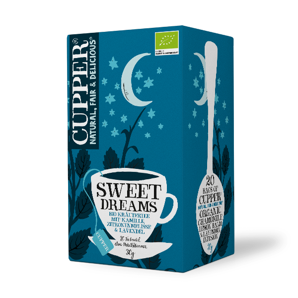 Cupper Tea Sweet Dreams An ideal herbal blend for the cup of tea before going to bed. Sweet Dreams! | soki Kassel