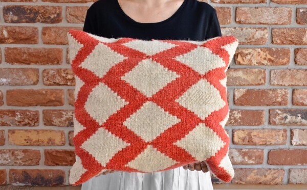 Kilim wool cushion - Honeycombs | Ariee Home & Gifts