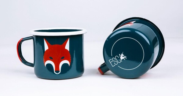 Fox enamel mug | ESCA