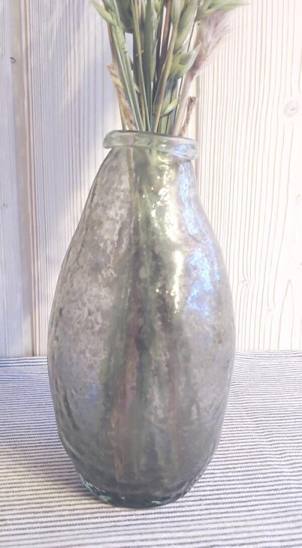 GreenGate Vase antique mit Trockenblumen Strauss Gräsern | Calluna Cottage