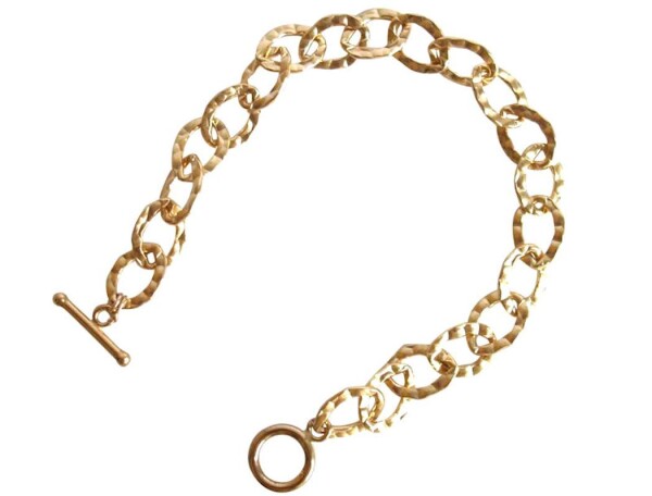 Unisex Bracelet Gold plated 19 cm | Gemshine Schmuck