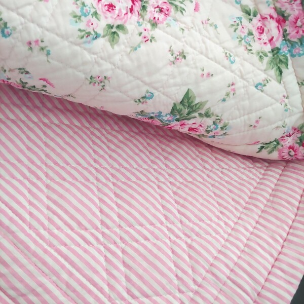 Decke Plaid Quilt MARLEY pink Greengate - letzte | Calluna Cottage
