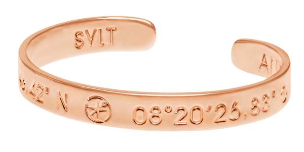 SYLT Coordinate Arm Bracelets Ladies rose gold plated | ANCRAGE