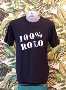 -100% Rolo Cotton T-shirt UNISEX Schwarz / Black-31