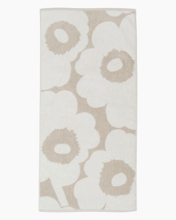 Marimekko Unikko Beige towel 30x30, 30x50, 50x70, 70x140cm | YOUNAHLEE fabrics & accesoires