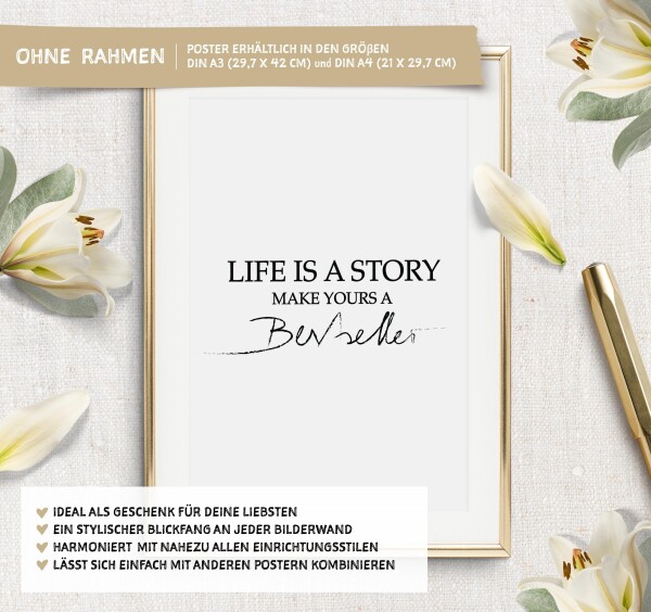 Tales by Jen Kunstdruck: Life is a story, make yours a bestseller | Tales by Jen