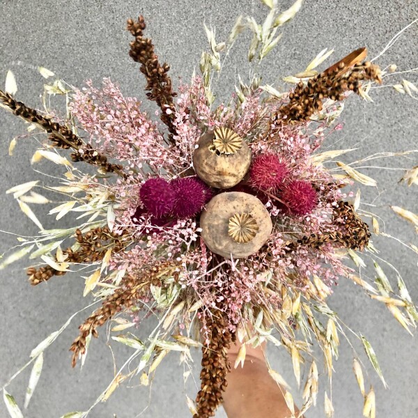 Trockenblumenstrauß Blumenstrauß Brautstrauß Boho dried flower bridal  bouquet | Flower Pearl
