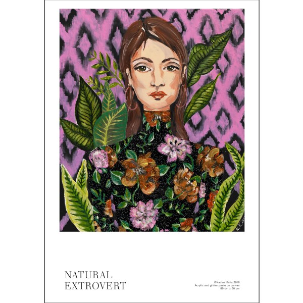 NATURAL EXTROVERT - Begrenzter und signierter Kunstdruck | Atelier Nadine Kulis
