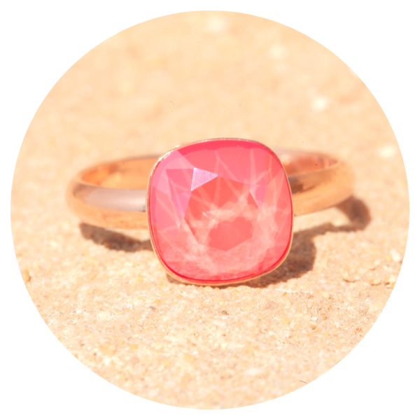 artjany Ring light coral roségold | artjany - Kunstjuwelen